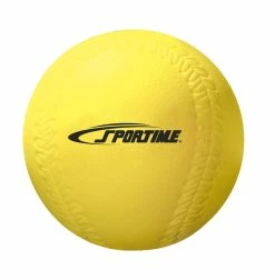 Flash Sale ⭐ Sportime 🧥 Coated Foam 🥎 Softball, 3-7/10 Inches, 4 Ounces, Yellow ⭐