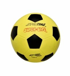 Discount 🤩 Sportime Super-Safe Soccer Ball, 8 Inches, Yellow And Black 🧨