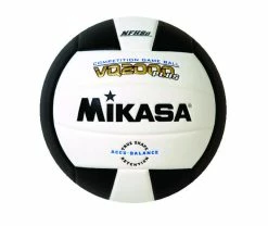 Top 10 ⭐ Mikasa VQ2000 Plus NFHS Volleyball, Size 5, Black/White ❤️