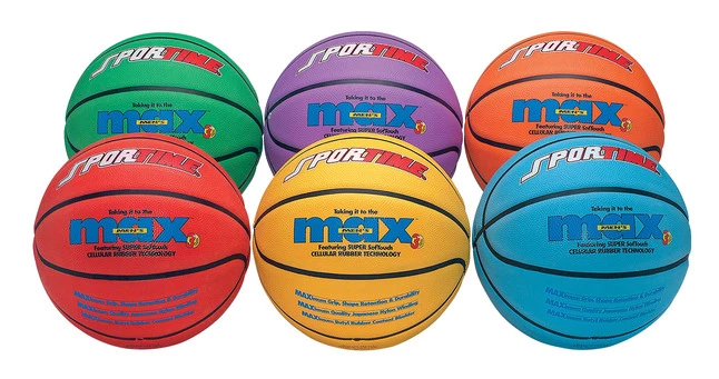 Best deal ⭐ Sportime Max Junior 🏀 Basketballs, 27 Inches, Multiple Colors, Set Of 6 ✔️ - Image 2