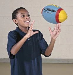 Buy 🧨 Sportime Max SofTip Junior Football Trainer, Size 6, Yellow/Blue ✨