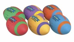 Outlet 😉 Sportime Max Intermediate Footballs, Size 7, Assorted Colors, Set Of 6 🔥
