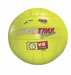 Deals 🎁 Sportime Elite Volleyball-Trainer, Synthetic Leather, Yellow ✔️