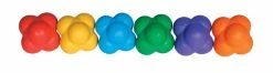 Cheapest 🥰 Sportime React-2-Balls With Erratic Bounce, Assorted Colors, Set Of 6 ⭐