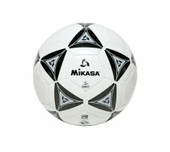 Promo 😀 Mikasa Size 4 Deluxe Cushioned Soccer Ball, Ages 8 To 12, 25 Inch Diameter, White/Black 🌟