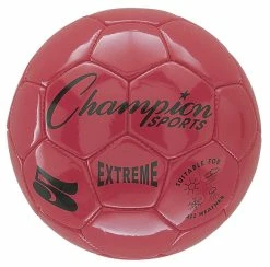 Budget 🛒 Champion Sports Champion Extreme Series Soccer Ball, Size 5, Red 🤩