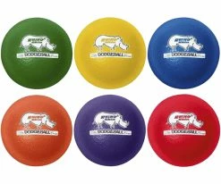 Wholesale 🌟 Rhino Skin Dodgeballs, 7 Inches, Assorted Colors, Set Of 6 🎁