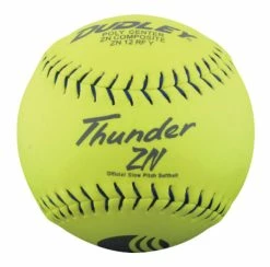Deals ⭐ Dudley Thunder ZN Slow Pitch 🥎 Softball, 12 Inches, Neon Yellow 🔥