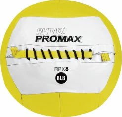 Flash Sale 🥰 Champion Sports Rhino Skin Promax Medicine Ball, 8 Pounds, Yellow 🛒