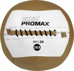 New ⌛ Champion Sports Rhino Skin Promax Medicine Ball, 20 Pounds, Brown 😍