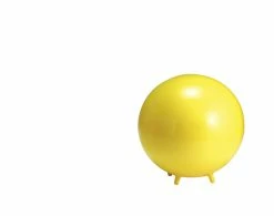 Best Sale 🛒 Gymnic Sit'N'Gym Therapy Ball With Legs, 17-1/2 Inches, Yellow 🔥