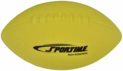 Buy 🤩 Sportime 🧥 Coated Foam Junior Football, High-Visibility, 7 Inch Diameter, Yellow 🤩