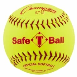 Best Pirce ✨ Champion Sports Champion Safety 🥎 Softball, 12 Inches, Yellow, Pack Of 12 ❤️