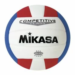 Top 10 👏 Mikasa VSL215 Competitive Class Volleyball, Size 5, Red/White/Blue ⭐