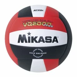 Deals ✔️ Mikasa VQ2000 Plus NFHS Volleyball, Size 5, Red/White/Black 🎁
