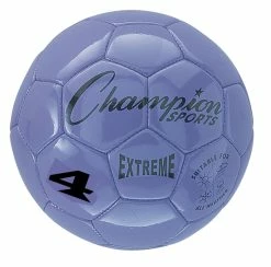 Discount ❤️ Champion Sports Champion Extreme Series Size 4 Soccer Ball, Purple 👏