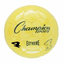 Cheap 👍 Champion Sports Extreme Series Size 4 Soccer Ball, Yellow 🔥