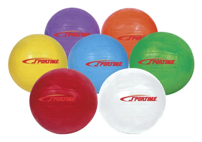 Cheapest β€οΈ Sportime GradeBall Rubber Volleyballs, Assorted Colors, Set Of 6 π - Image 2