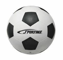 Hot Sale 🧨 Sportime Size 4 Soccer Ball, Black/White 🔔