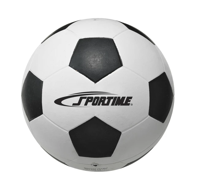 Brand new ๐คฉ Sportime Size 5 Soccer Ball, Black/White ๐ฅ