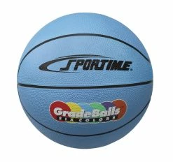 Flash Sale ⭐ Sportime Gradeball Mini 🏀 Basketball, 11 Inches, Blue, Rubber 👍