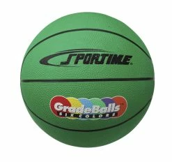 Hot Sale 👏 Sportime Gradeball Rubber 🏀 Basketball, 27 Inches, Junior Size 5, Green 🌟 -Wilson shop 1599264 A 77CA341951A64E5692904A5519076E4A