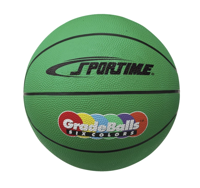 Brand new β Sportime Gradeball Mini π Basketball, 11 Inches, Green, Rubber π