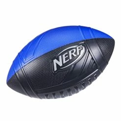 Best Pirce 🥰 Nerf Sports Pro Grip Football, Blue And Black 💯