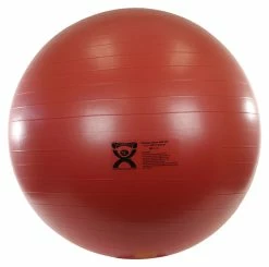 Flash Sale 😉 CanDo Inflatable Exercise Ball, Extra Thick ABS, 30 Inches, Red 🌟