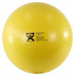 Wholesale 🎁 CanDo Inflatable Exercise Ball, Extra Thick ABS, 18 Inches, Yellow 💯