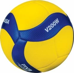 Deals ✨ Mikasa 2020 FIVB Olympic Games Official Volleyball, Yellow And Blue 👍