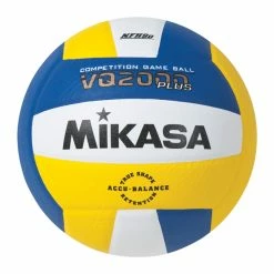 Brand new ✔️ Mikasa VQ2000 Plus NFHS Volleyball, Size 5, Royal Blue/Gold/White 😉