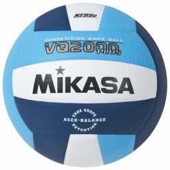 Cheapest 😀 Mikasa VQ2000 Plus NFHS Volleyball, Size 5, Columbia Blue/Navy/White 👍