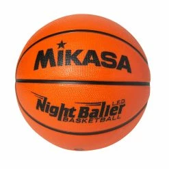 New 🌟 Mikasa Night Baller LED 🏀 Basketball, Orange 🔔