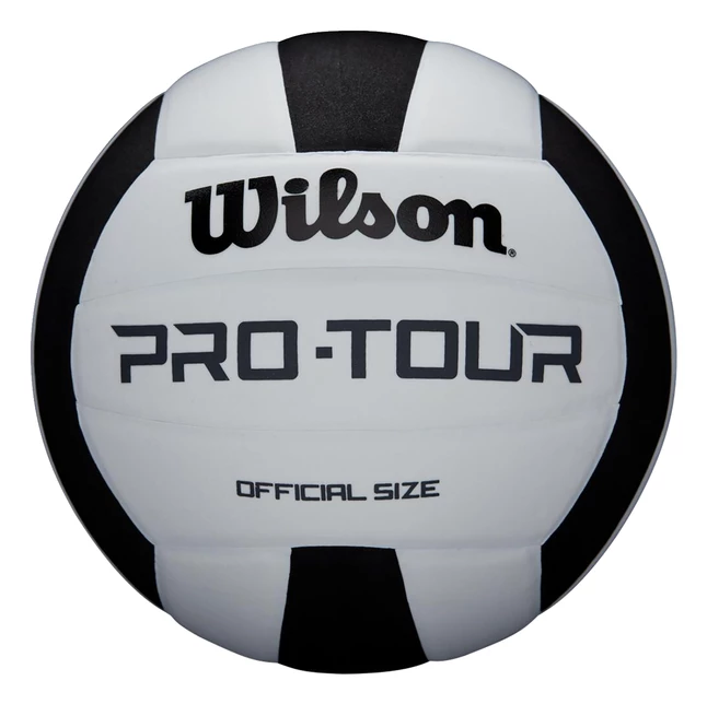 Brand new π Wilson Pro Tour Synthetic Leather Volleyball, Official Size, Black And White β