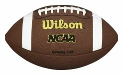 Wholesale 🎉 WILSON NCAA TDS Pattern Composite Football, Official Size 🛒