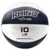 Brand new 🛒 Champion Sports Rhino Leather Medicine Ball, 10 Pounds, Navy/White ✨