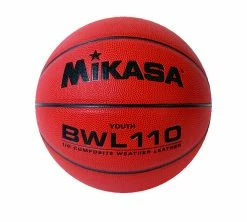 Cheap ✨ Mikasa BWL110 Junior 27-1/2 In Premium Composite Leather 🏀 Basketball ✨